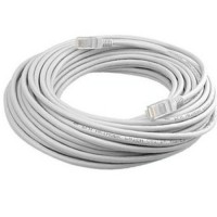 Cable de red 30 metros cat 5e Rj45 Lan Gris