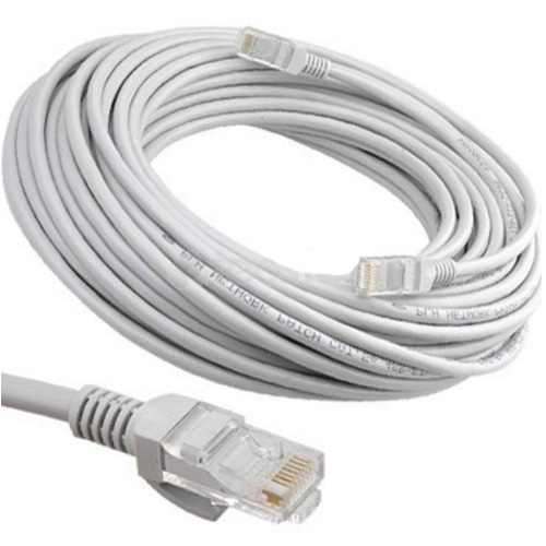 Cable de red 40 metros cat 5e Rj45 Lan Gris