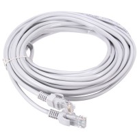 Cable de red 5 metros cat 5e Rj45 Lan Gris