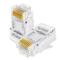 Conectores RJ45 Bolsa 100 unidades para cable cat 6