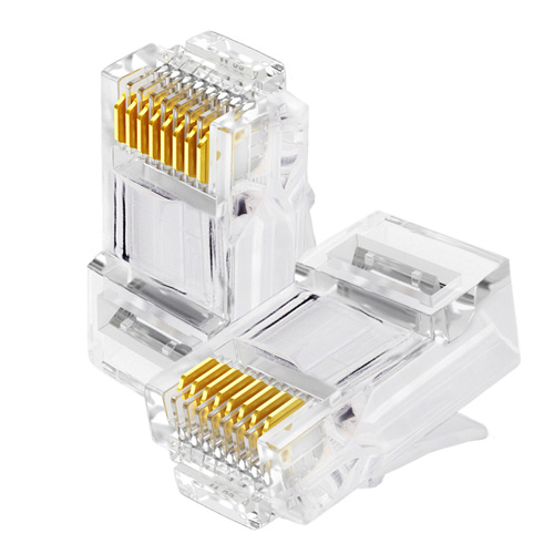 Conectores RJ45 Bolsa 100 unidades para cable cat 5e