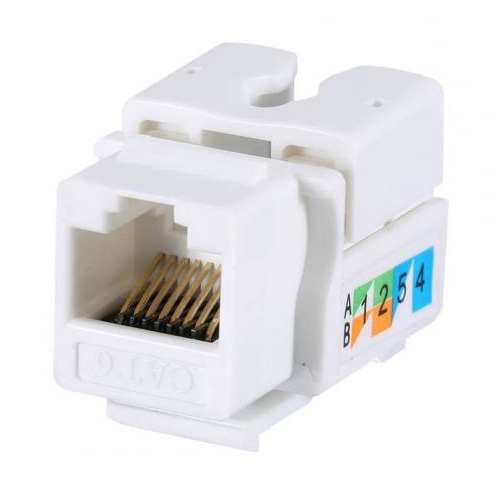 Módulo Jack Rj45 Cat 6 para cable de red UTP