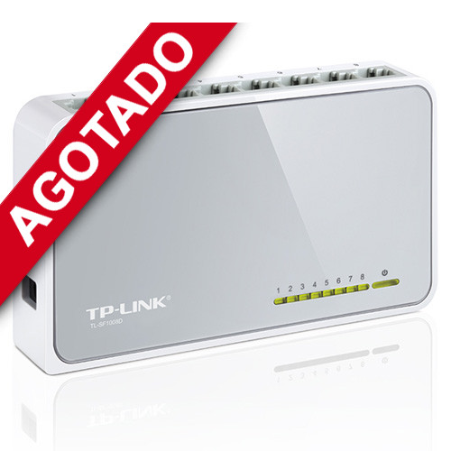 Switch de red 8 puertos RJ45 Lan TP-Link TL-SF1008D