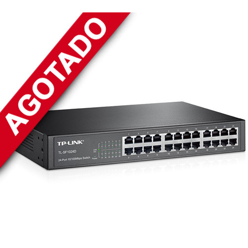 Switch de red 24 puertos RJ45 Lan TP-Link TL-SF1024D