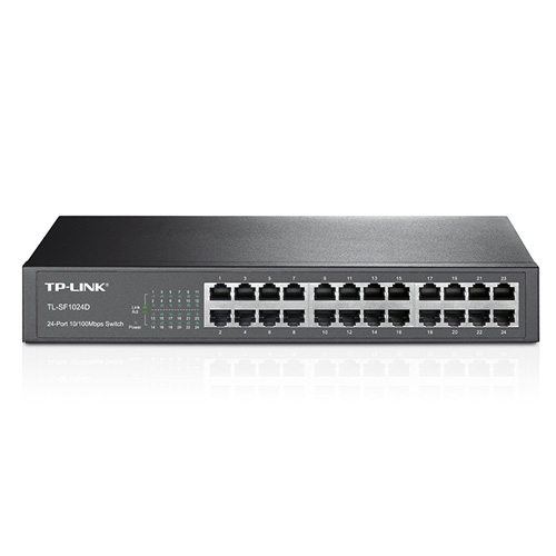 Switch de red 24 puertos RJ45 Lan TP-Link TL-SF1024D