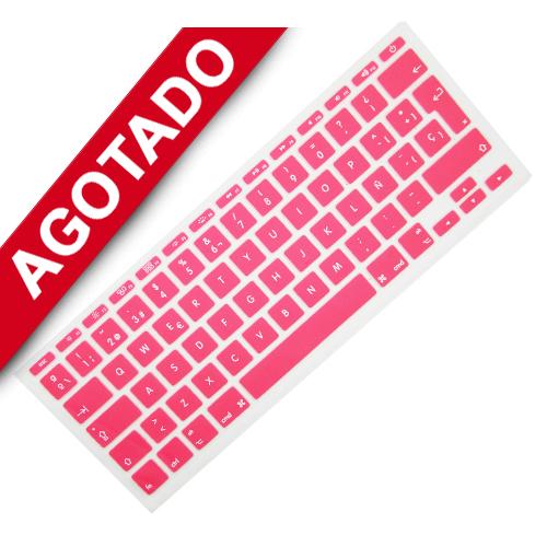 Protector teclado Macbook Air 11 rosado Protector teclado Macbook Air 11 rosado