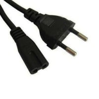 Cable de poder tipo 8 corriente 1.80 metros 