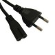 Cable de poder tipo 8 corriente 1.80 metros 