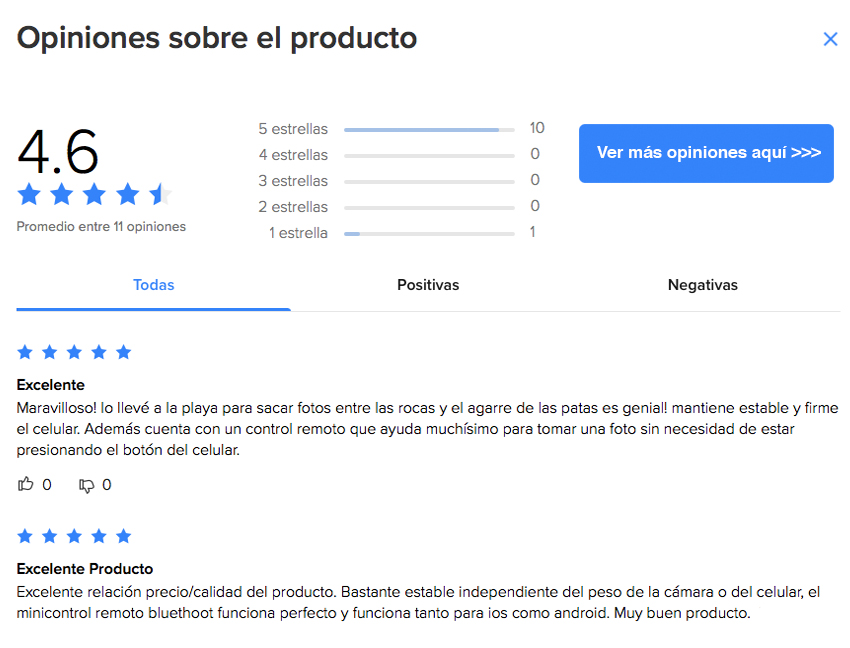 Opiniones tripode pode bluetooth