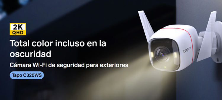 Cámara WI-FI de Seguridad Para Exteriores TAPO C310 TP-LINK 