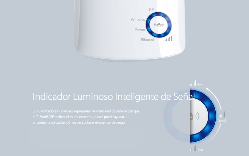 Repetidor Wifi Tp Link Extensor 300 Mbps Tl Wa850re