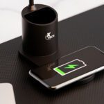 Lámpara cargador celular inalámbrico y lapicero - Imagen 5