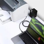 Cable USB C a impresora 3.0 Plug-B - Imagen 2