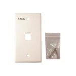 Faceplate RJ45 Tapa frontal cable de red 1 puerto - Imagen 3