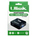 Adaptador VGA a HDMI con audio 1080p - Imagen 2