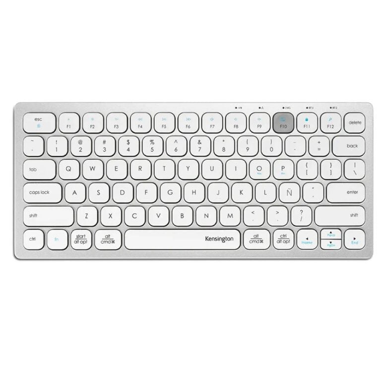 teclado inalambrico blanco