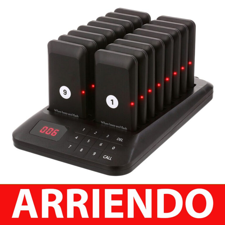 Arriendo kit pager 16 llamadores