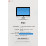 iMac Apple 2012 21.5 16GB Ram SSD 256GB (USADO) - Imagen 2