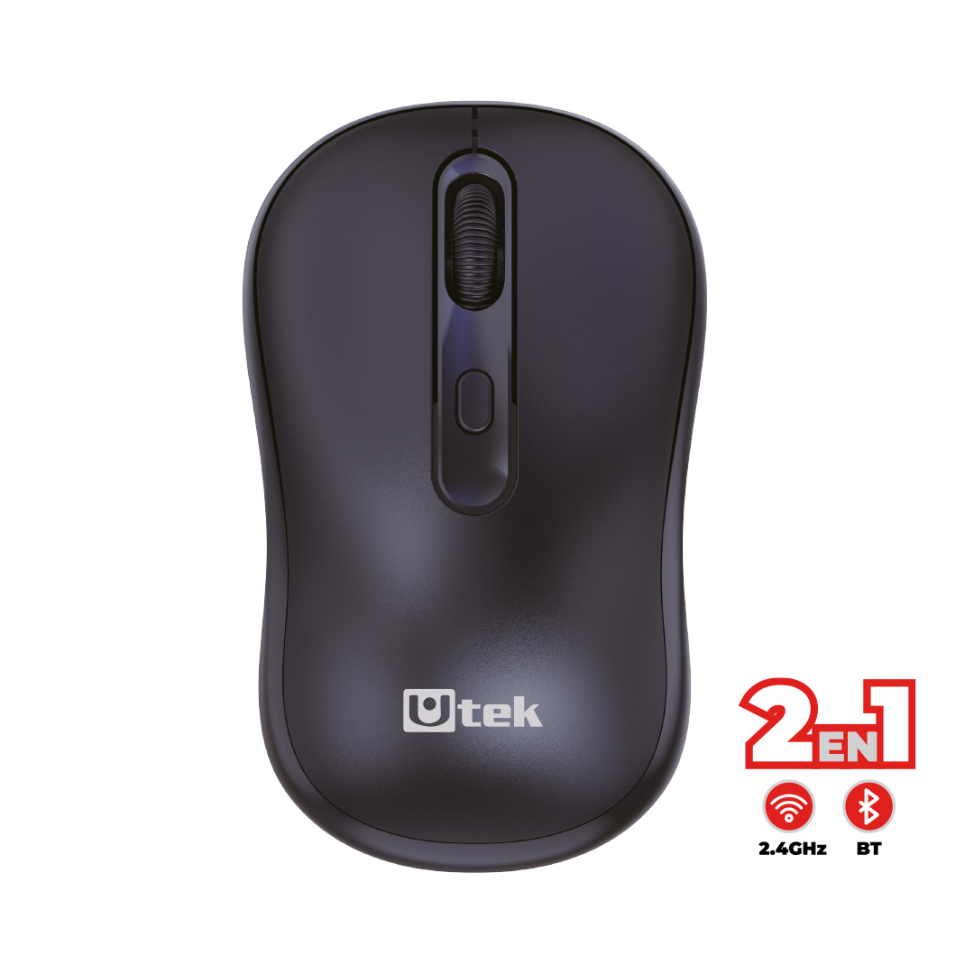 010104.jpg Mouse inalámbrico combo bluetooth y 2,4Ghz, 1600dpi / UT- MOW100 - Imagen 1