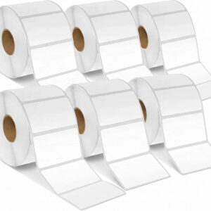 Etiqueta térmica autoadhesiva 60x40x500 unidades (pack de 4 unidades)