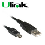 Cable USB 2.0 a mini USB 5 pines 1,8 mts