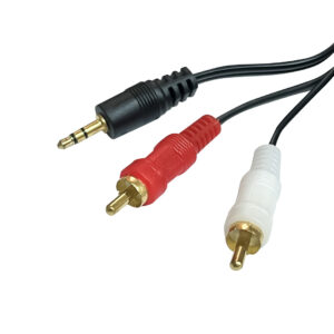 Cable de audio 3,5mm a 2 RCA - 3 metros de calidad
