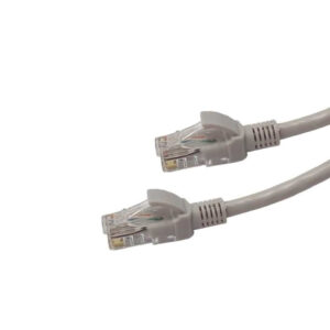 Patch Cord Cat5e 10m Gris - Conexión Rápida y Confiable