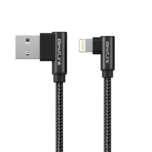 Cable USB-A a Lightning 3.0A Trenzado en L - BL-CHCBG30