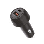 Cargador Rápido Dual 48W USB-A + USB-C para Auto