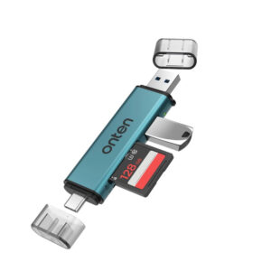 Lector de Memoria Dual SD + Micro SD USB 3.0 OTN-CR537S