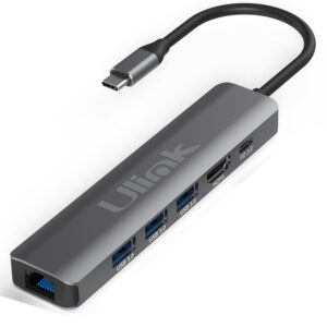 Adaptador Multipuerto USB C 6 en 1 UL-ADC601