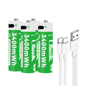 Pilas Recargables USB-C 4x AA UL-BAT2A4