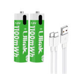 Pilas Recargables Ulink AAA USB-C - 1100mWh