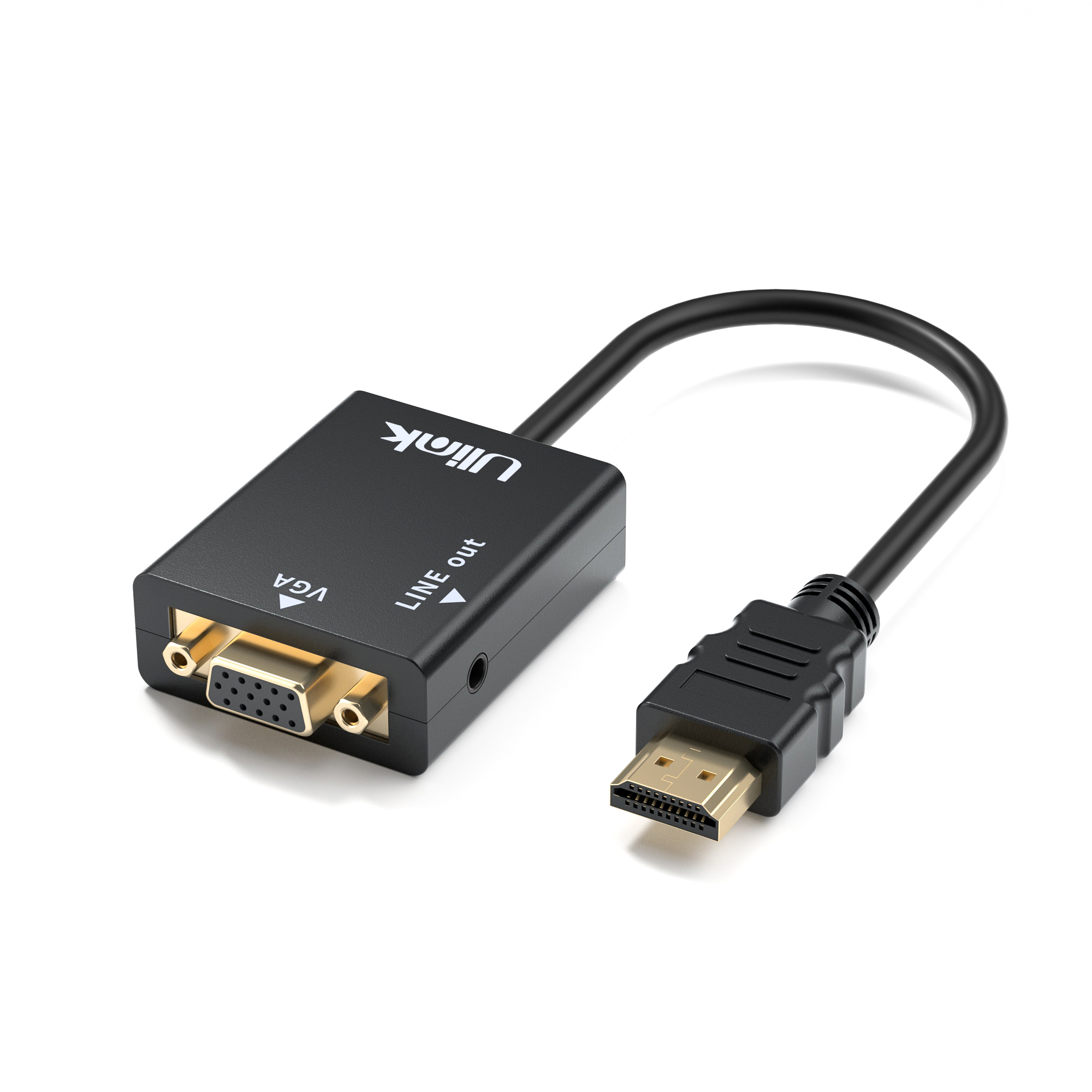 UL-CV3500 Adaptador HDMI a VGA + Audio UL-CV3500 - Imagen 1