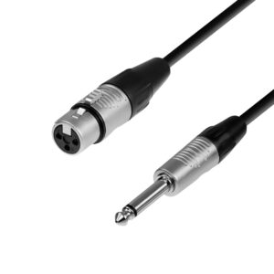 Cable de audio XLR hembra a Jack mono de 6 mts / UL-MIC-LJ6006