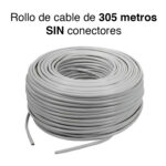 Caja Cable Utp red Cat 6 100% cobre 305 metros - Imagen 3