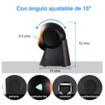 Lector código barras omnidireccional de mesa 1D 2D - Imagen 4