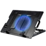 Ventilador base notebook pasacables Newo NW-638B - Imagen 2