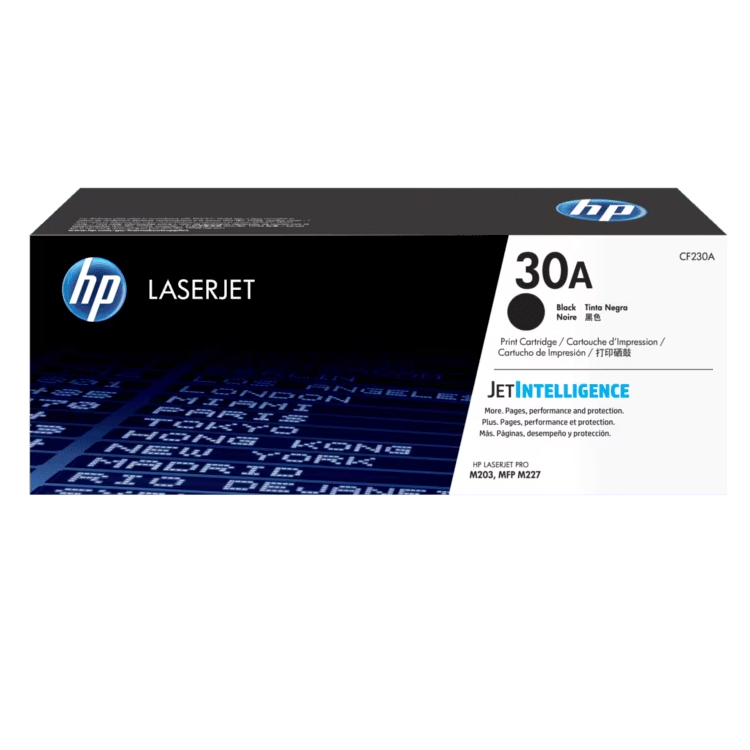CF230A Tóner HP 30A Negro LaserJet Cartucho Original - Imagen 1