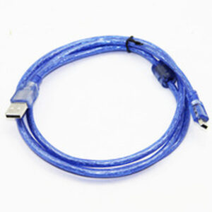 Cable USB A a Mini USB 5 Pines 1.5 Metros con Filtro
