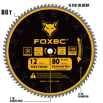 Disco de Sierra Circular Tungsteno FOXBC 305mm (12") 80 Dientes - Imagen 2