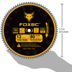 Disco de Sierra Circular Tungsteno FOXBC 305mm (12") 80 Dientes - Imagen 3