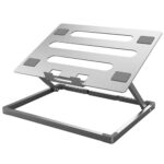 Kit Escritorio Ordenado: Alzador de Notebook de Aluminio H12 + Mouse Pad con Soporte Celular - Imagen 2