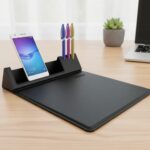 Kit Escritorio Ordenado: Alzador de Notebook de Aluminio H12 + Mouse Pad con Soporte Celular - Imagen 9
