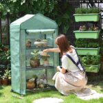 Kit Jardinería: Mini Invernadero Vertical 3 Bandejas + 3 Bandejas Almacigueras 48 Celdas - Imagen 5