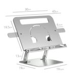 Kit Lectura: Atril de Aluminio para Libros y Notebook + Luz de Lectura Recargable - Imagen 4