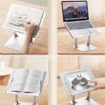 Kit Lectura: Atril de Aluminio para Libros y Notebook + Luz de Lectura Recargable - Imagen 5