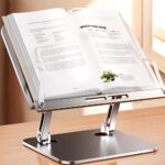 Kit Lectura: Atril de Aluminio para Libros y Notebook + Luz de Lectura Recargable - Imagen 9