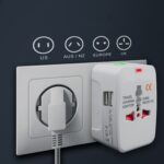 Kit Viaje: Bolso Organizador de Cables + Adaptador de Enchufe Universal 2 USB + Kit de Aseo - Imagen 15