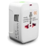 Kit Viaje: Bolso Organizador de Cables + Adaptador de Enchufe Universal 2 USB + Kit de Aseo - Imagen 9